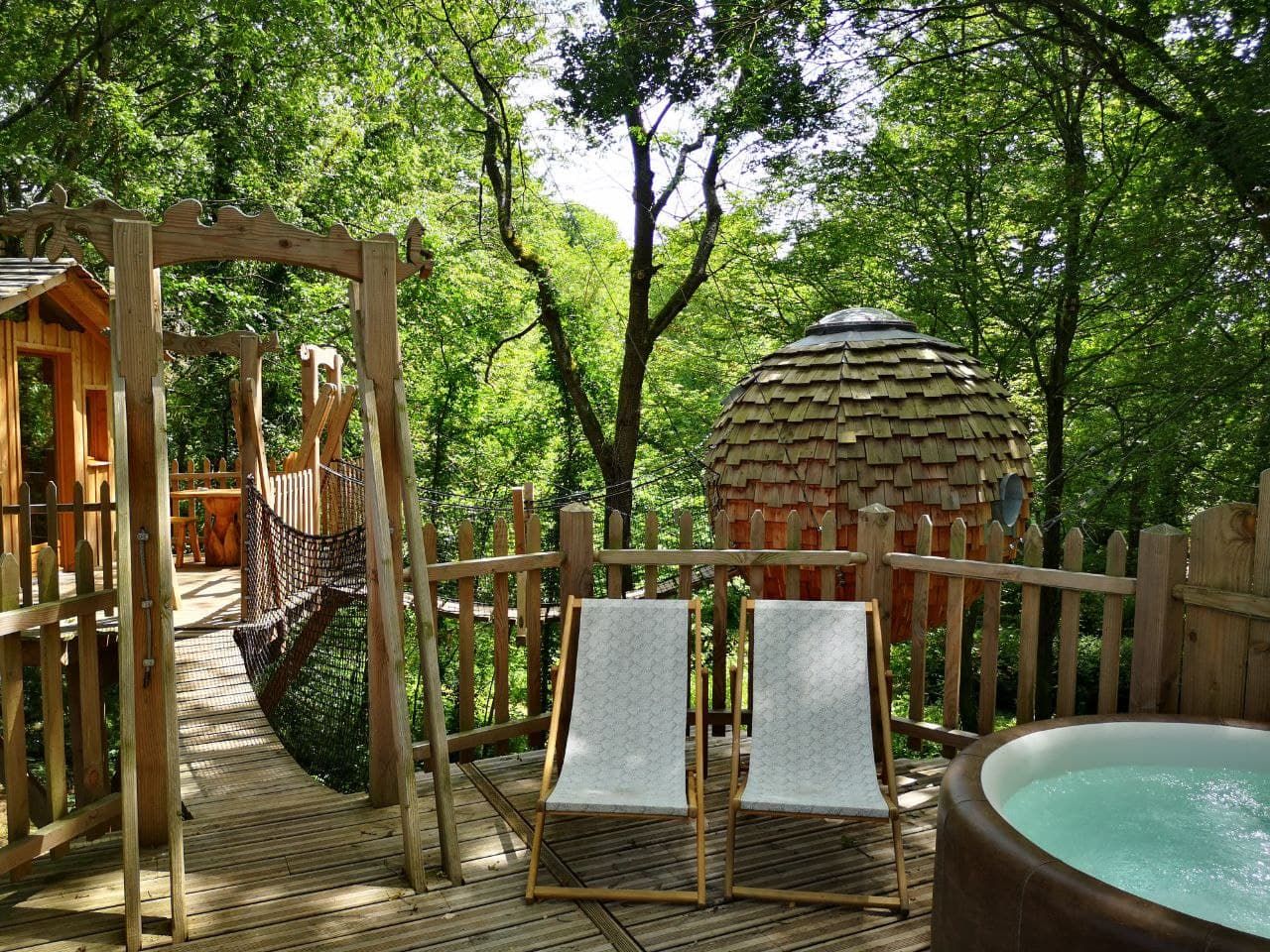 Liefdesnest met jacuzzi “Cocoon d’Amour”