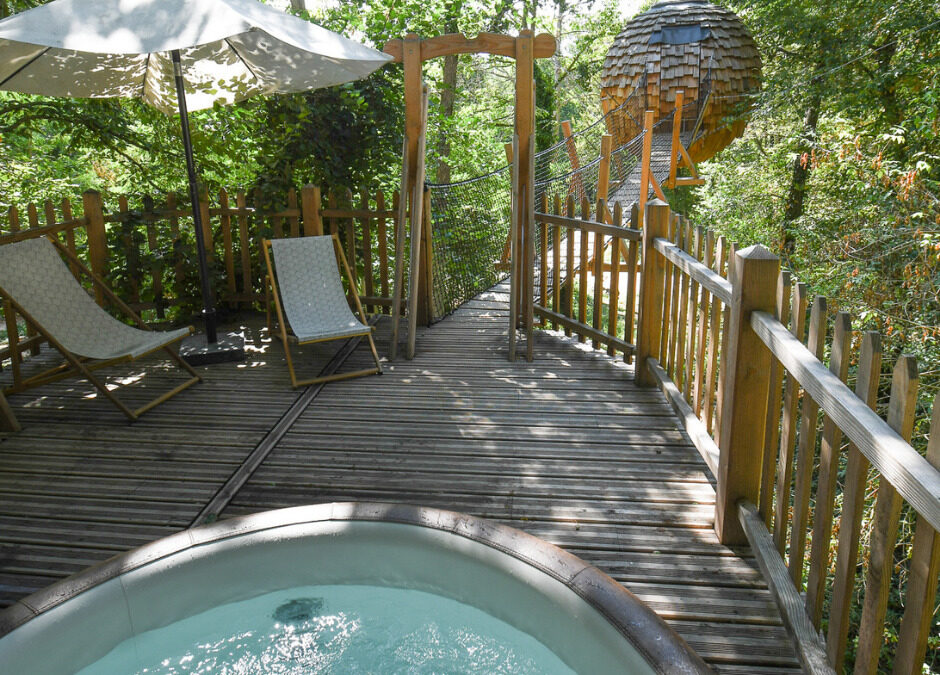 Liefdesnest met hottub “Cocoon Étoilé”