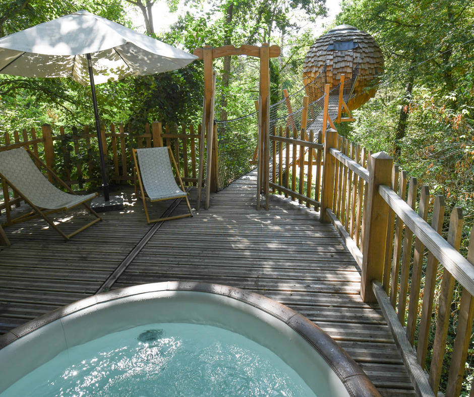 Liefdesnest met hottub “Cocoon Étoilé”