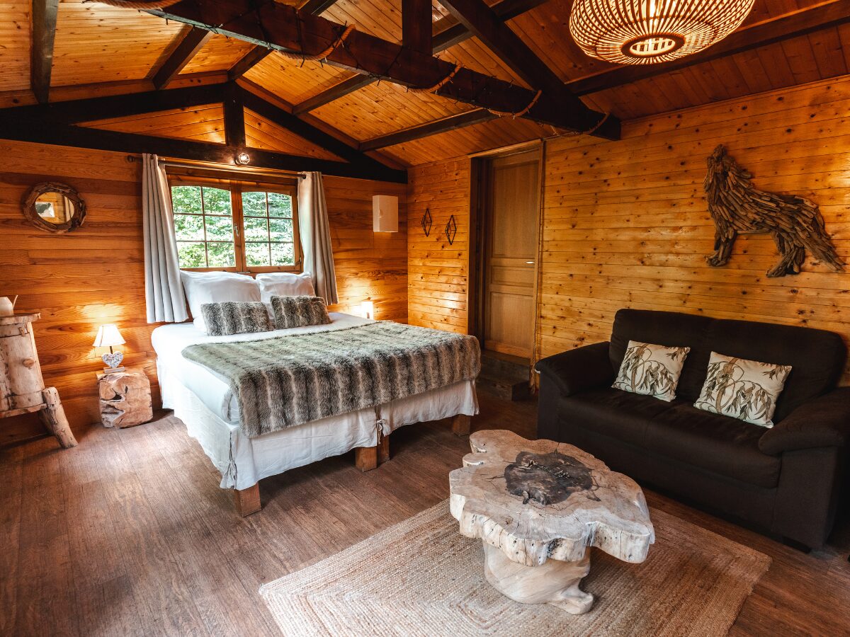 chambre dans une cabane dans les bois près de paris
