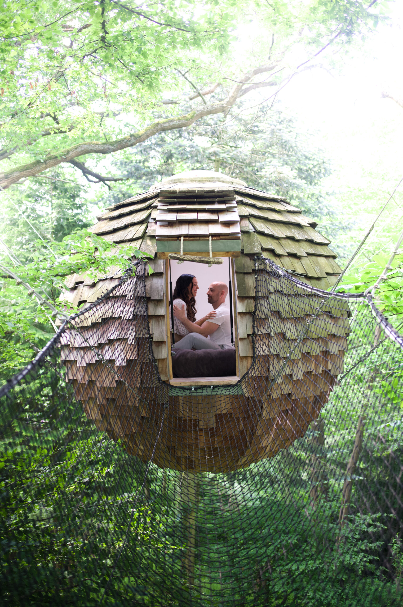 week-end en amoureux dans une cabane dans les arbres avec spa - Bois de Rosoy - lovnid
