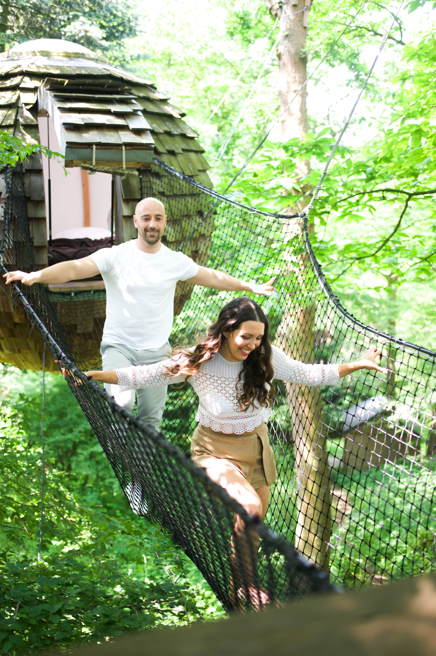 aventure dans une cabane dans les arbres près de paris