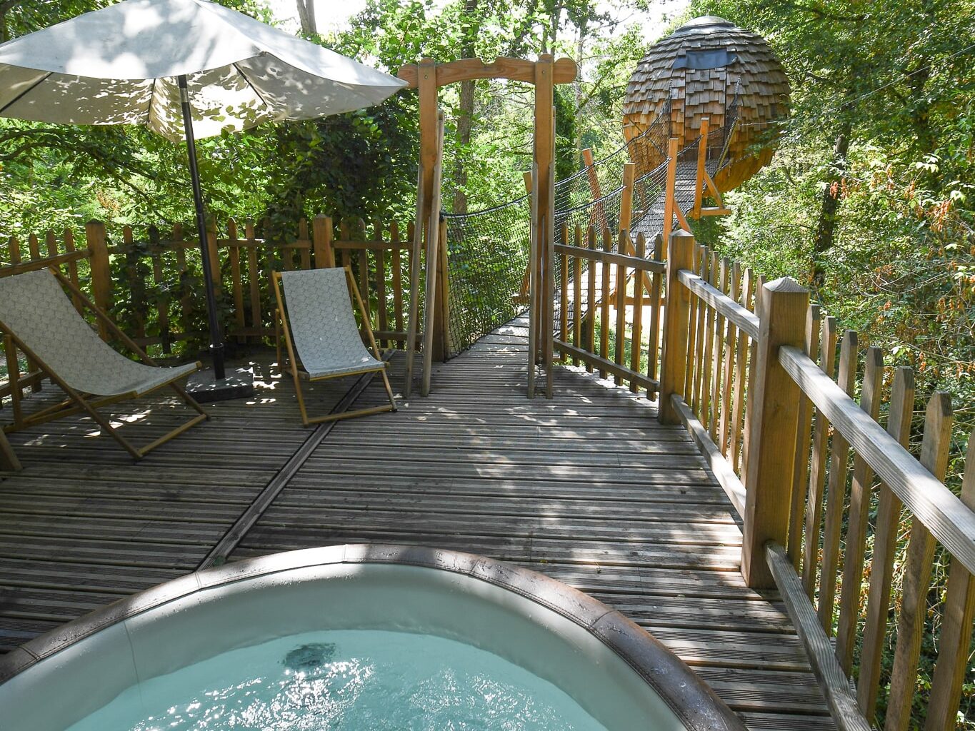 Spa Treehouse “Cocoon Étoilé”