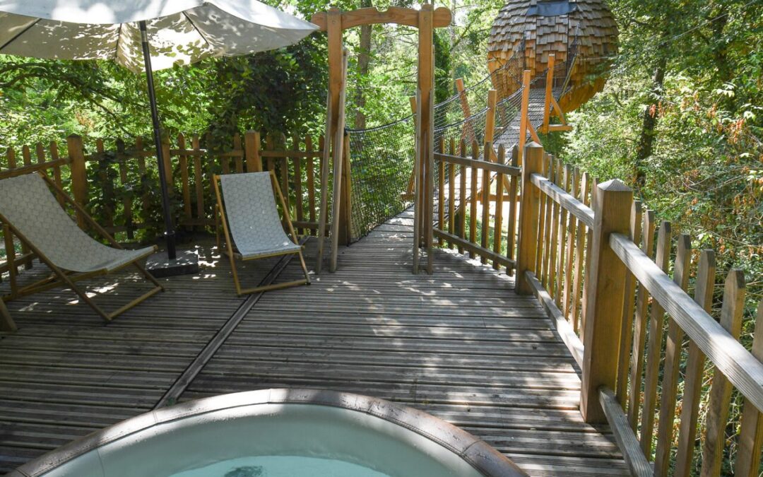 Liefdesnest met hottub “Cocoon Étoilé”