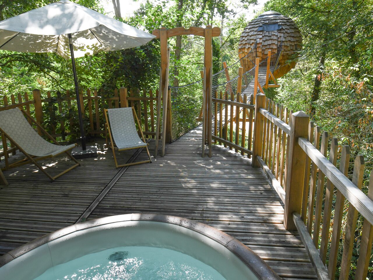 Liefdesnest met hottub “Cocoon Étoilé”