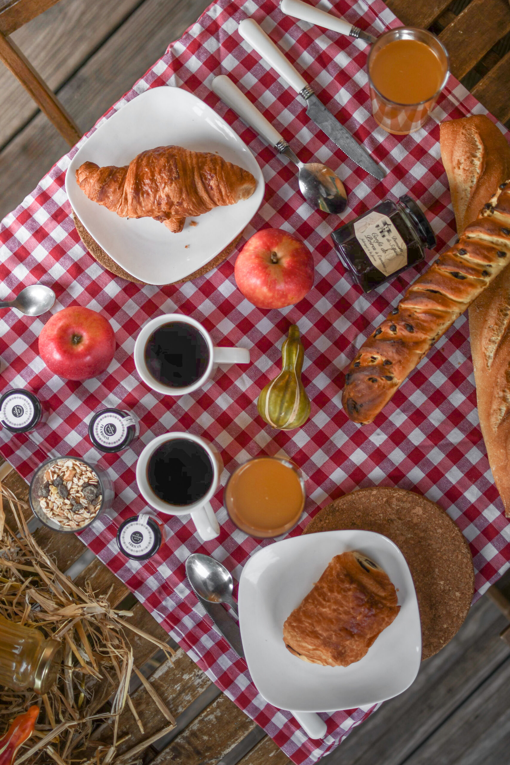 petit déjeuner au Bois de Rosoy